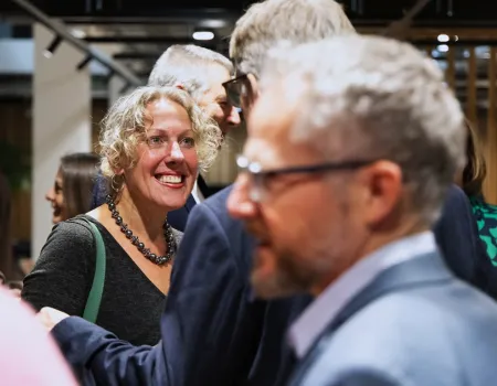 happy people at event